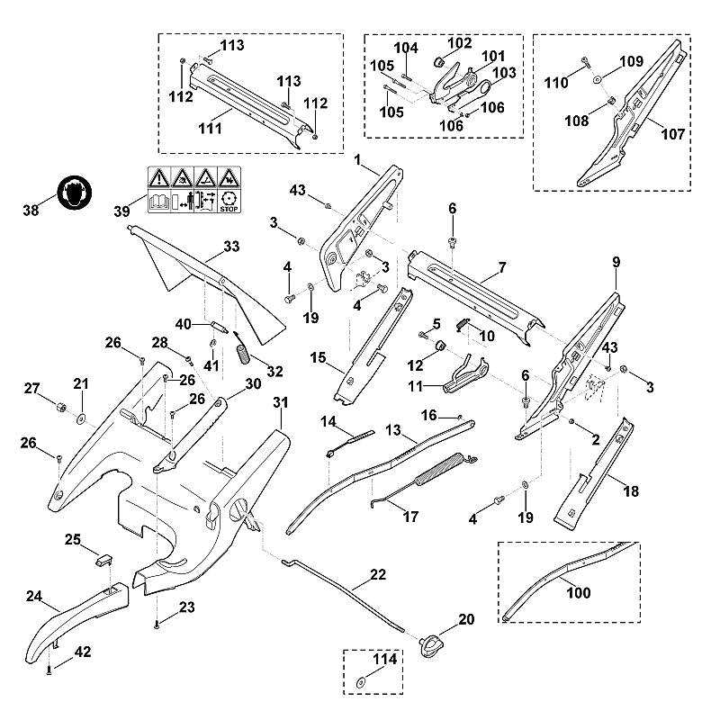 STIHL 9070-010-1050 bout TT-M5x28 positie 28 technische tekening
