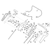 STIHL 9645-945-7588 ronde keerring 17x3 positie 32 technische tekening