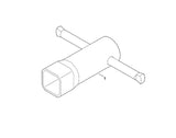 STIHL 0000-893-0700 Vierkantsleutel 22 positie 1 technische tekening