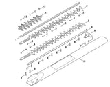 STIHL 6460-713-4350 mes positie 2 technische tekening