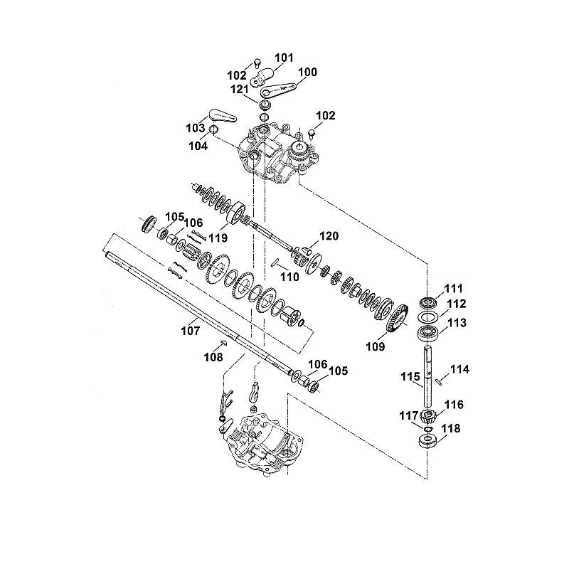 STIHL 6375-642-2600 as positie 107 technische tekening