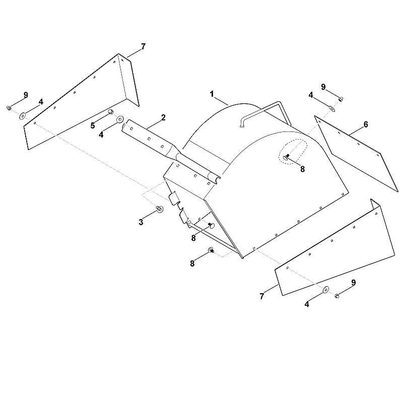 STIHL 6909-706-1100 bevestigingsplaat positie 2 technische tekening
