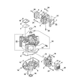 STIHL 0001-992-5509 keerring positie 16 technische tekening