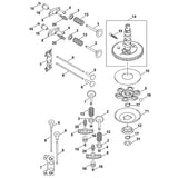 STIHL 0001-985-1600 borgring positie 17 technische tekening