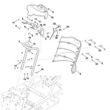 STIHL 6170-180-1140 gaskabel positie 20 technische tekening