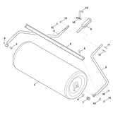 STIHL 9636-031-3040 keerring 26x31x2 positie 6 technische tekening