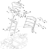 STIHL 9991-003-1046 kooimoer M6 positie 12 technische tekening