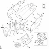 STIHL 6170-405-3205 koplampglas rechts positie 6 technische tekening