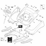 STIHL 6170-706-6005 spatbord rechts positie 3 technische tekening