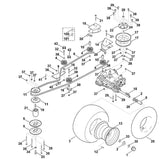 STIHL 6170-706-0745 afdekking positie 15 technische tekening