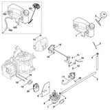 STIHL 6241-007-1092 ombouwset (tank) positie -1 technische tekening