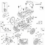 STIHL 6309-763-2700 wielas positie 104 technische tekening