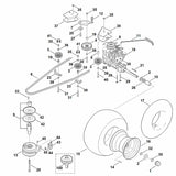 STIHL 6170-700-0440 wiel compl. 20" positie -1 technische tekening