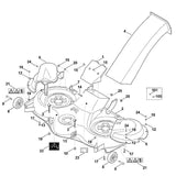 STIHL 0000-703-3701 bout M10x50 positie 14 technische tekening