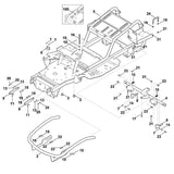 STIHL 6170-700-3101 frame positie 5 technische tekening