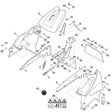 STIHL 6380-703-5111 trekveer positie 3 technische tekening