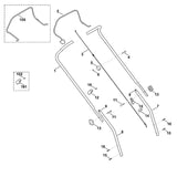 STIHL 6336-700-7501 kabel positie 3 technische tekening