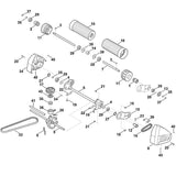 STIHL 6375-640-0103 transmissie positie 5 technische tekening