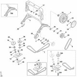 STIHL 6290-007-1091 Set omkeerrol positie 41 technische tekening
