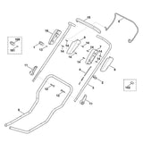 STIHL 6383-182-1316 helft behuizing positie 7 technische tekening