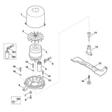 STIHL 6364-702-5000 messenbus positie 12 technische tekening