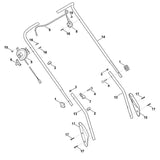 STIHL 0000-703-3705 bout M8x50 positie 4 technische tekening