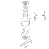STIHL 6336-708-7800 ring positie 10 technische tekening