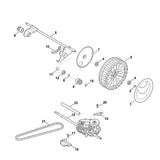 STIHL 6375-640-0110 transmissie positie 18 technische tekening