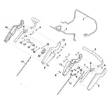 STIHL 6375-182-1300 helft behuizing positie 14 technische tekening