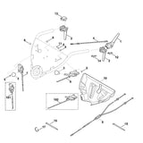 STIHL 6375-180-1101 gaskabel positie 9 technische tekening