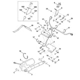 STIHL 6170-400-0900 cilinder met servomotor positie 2 technische tekening