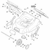 STIHL 6290-700-2705 klep positie 11 technische tekening