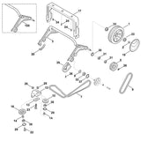 STIHL 6290-704-2110 V-riem positie 7 technische tekening