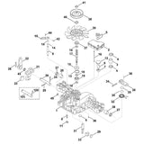 STIHL 0010-641-7400 kap positie 12 technische tekening