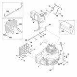 STIHL 6375-007-1025 Set brandstoftank positie 6 technische tekening