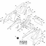 STIHL 6380-760-4215 console positie 13 technische tekening
