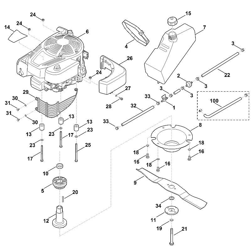 STIHL 6380-763-3400 bus positie 13 technische tekening