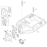 STIHL 6300-400-8510 adapter 230V positie 14 technische tekening