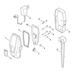 STIHL 6300-400-1900 hoekstekker (10 stuks) positie 7 technische tekening