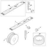 STIHL 6385-893-5501 liniaal (iRuler MI 555 C) positie 1 technische tekening