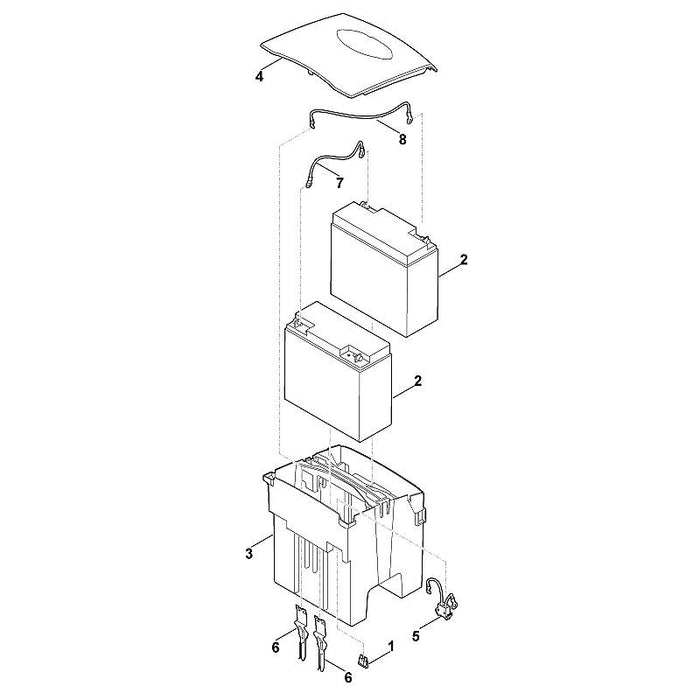 STIHL 6385-431-7200 contactlip positie 6 technische tekening