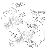 STIHL 6300-400-1100 accu 12 V positie 2 technische tekening