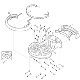 STIHL 6385-760-7300 bumper positie 10 technische tekening