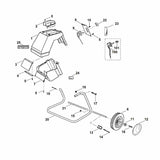 STIHL 4201-703-2800 plug positie 11 technische tekening