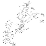 STIHL 6241-740-5200 duwstang positie 7 technische tekening