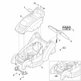 STIHL 6320-700-8505 behuizing positie 2 technische tekening