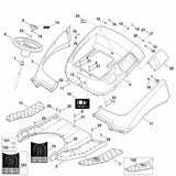 STIHL 6170-706-3410 deksel positie 26 technische tekening