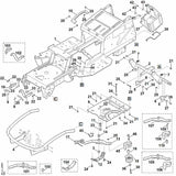 STIHL 6170-760-0891 spanarm compl. positie 101 technische tekening