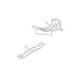 STIHL 6320-766-8300 mulchhulpstuk positie 2 technische tekening