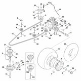 STIHL 6170-760-1291 spanrol positie 5 technische tekening